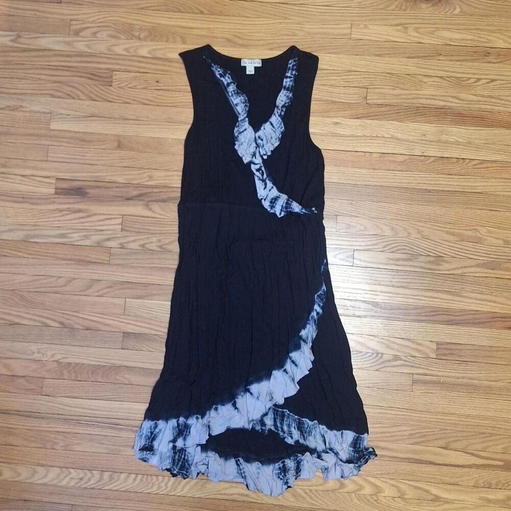 Unbranded Women's Black and Blue Dress